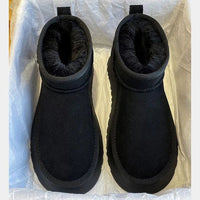 Winter Plateaustiefel für Frauen - Adi in Holzkohle