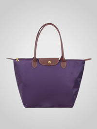 Marley | Damen Elegante Studd-Verschluss Schultertasche in Lila