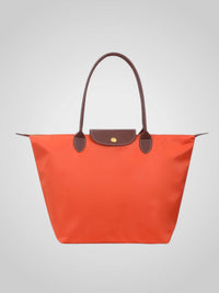 Marley | Damen Elegante Studd-Verschluss Schultertasche in Orange
