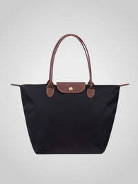 Marley | Damen Elegante Studd-Verschluss Schultertasche in Schwarz