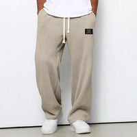 Isaac | Lässige Weite Hose in Khaki