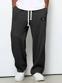 Isaac | Lässige Weite Hose in Schwarz