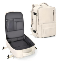 Damen Groß Rucksack | Moderner in Creme