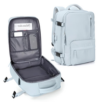 Damen Groß Rucksack | Moderner in Hellblau