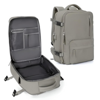 Damen Groß Rucksack | Moderner in Dunkelgrau