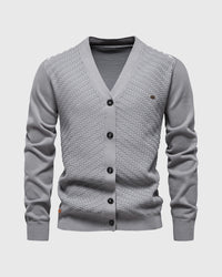 Alfred | Strick-Cardigan mit Knöpfen in Grau