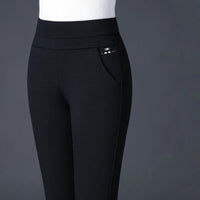 Damen Leichte Leggings | Hohe Taille in Schwarz