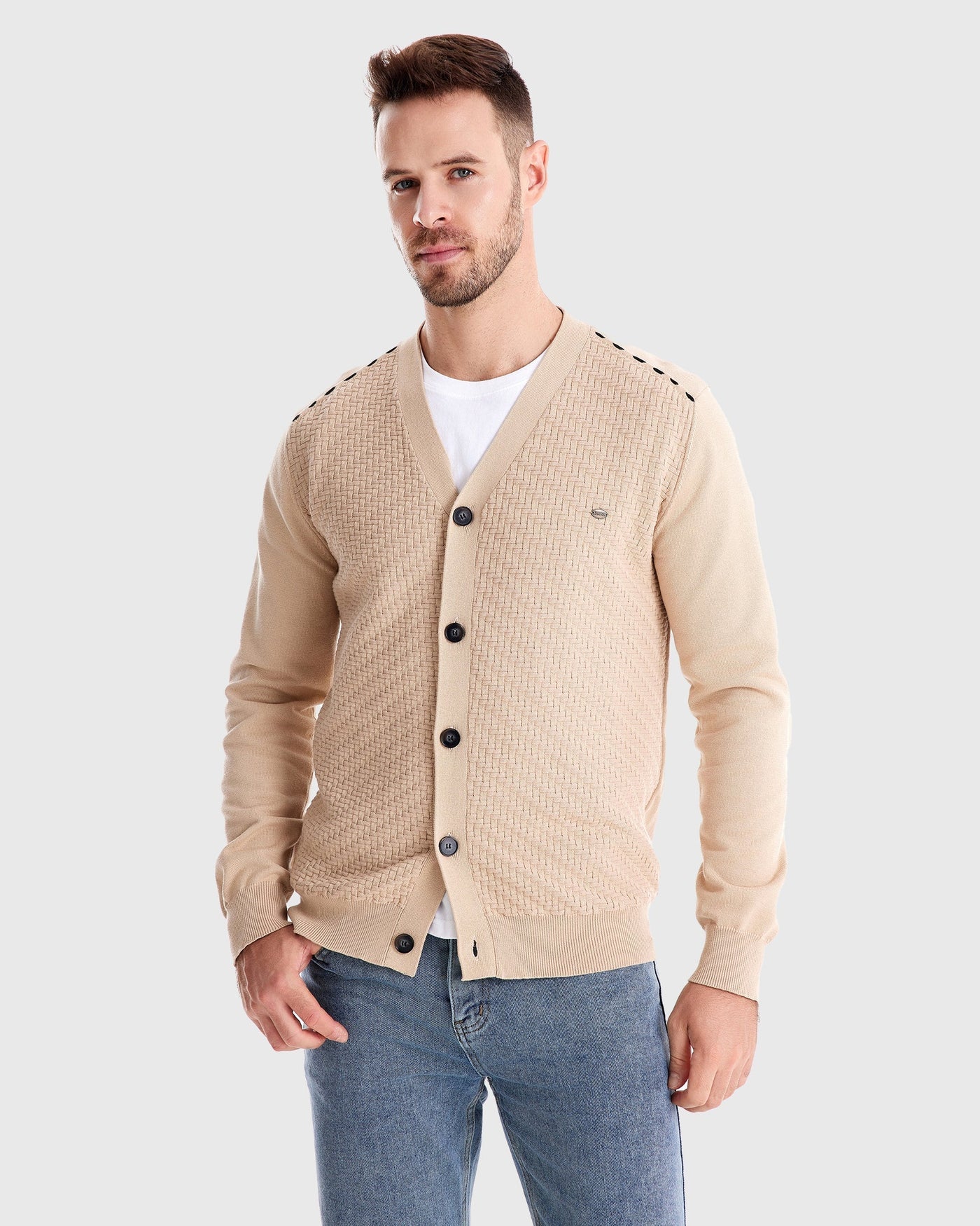 Alfred | Strick-Cardigan mit Knöpfen