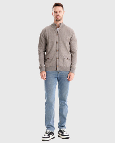 Leonard | Knopf-Cardigan