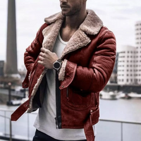 Willis - Exklusive Designer-Winterjacke für Herren in Rot