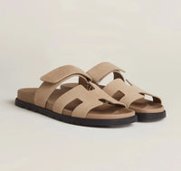 Paula | Elegante Sandalen im Chypre-Stil in Beige