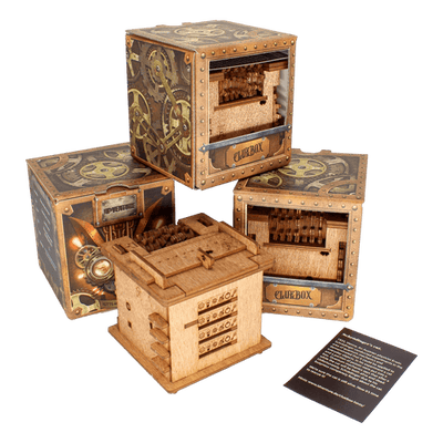 Interaktive Holz Escape Puzzlebox – MindVault
