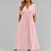 Siena - Luftiges Boho-Sommerkleid in Rosa