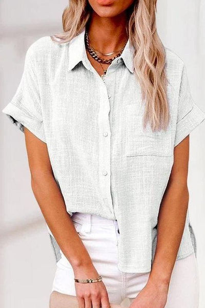 Eva™ | Bequeme Hemdbluse aus Leinen