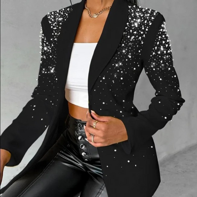 Blazer mit Perlenverzierung für Damen