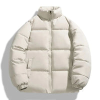 Warme Winter-Pufferjacken für Männer - Ivan in Helles Khaki