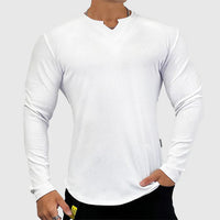 Ferdinand | Herren Figurbetontes Langarm Shirt in Weiß