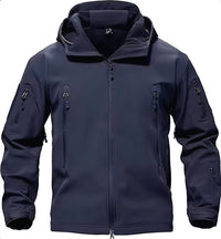 Soft Shell Jacke taktischer Militär Mäntel in Marineblau