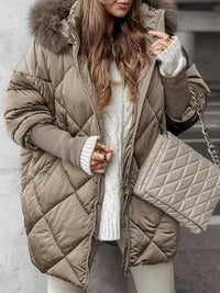 Jamie | Elegante Damenjacke für Frauen Winter in Braun