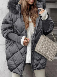 Jamie | Elegante Damenjacke für Frauen Winter in Grau