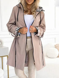 Romy | Lange Sportlich-Chice Jacke in Beige