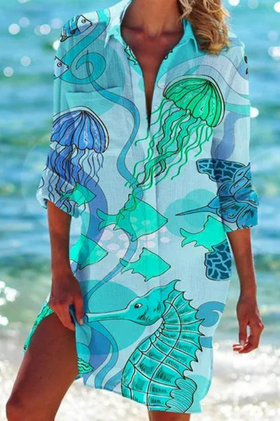 Johanna | Leichte lässige Sommer Strandbluse