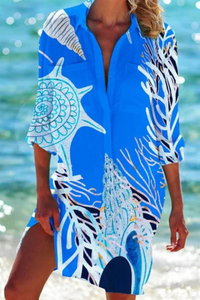 Johanna | Leichte lässige Sommer Strandbluse in Farbe 9