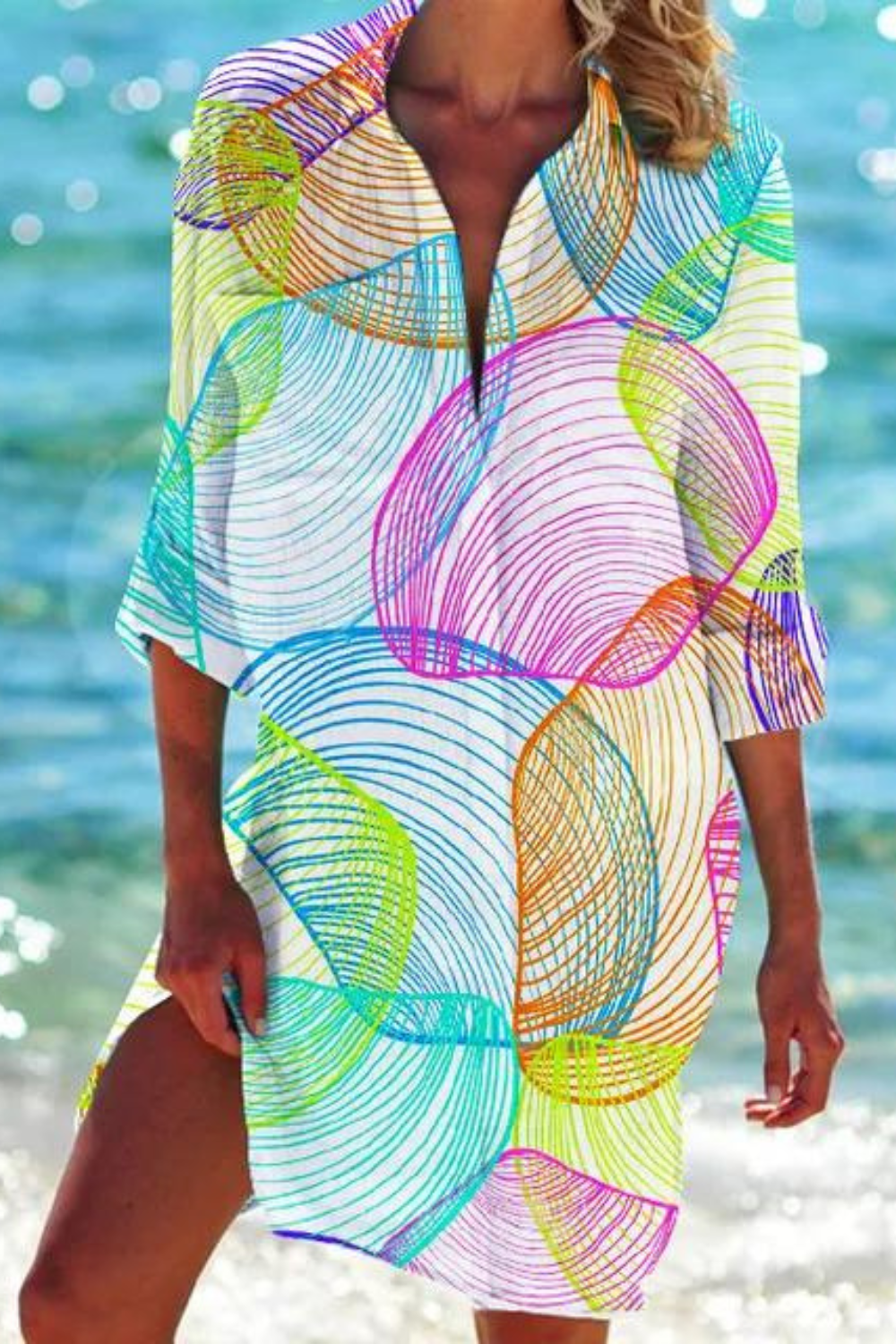 Johanna | Leichte lässige Sommer Strandbluse