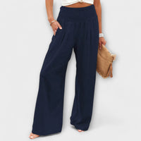 Julie - Luftige und elegante Hose in Blau