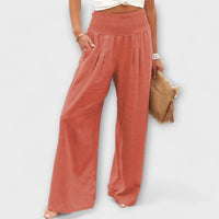 Julie - Luftige und elegante Hose in Orange