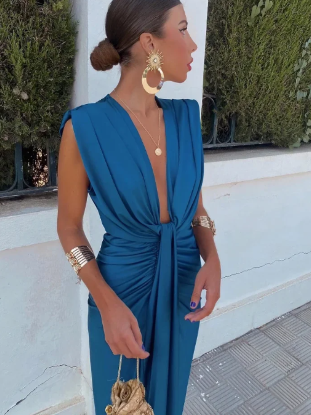 Crocetta  | Elegantes schulterfreies Kleid