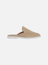 Jonas | Herren Bequeme Slip-On Pantoletten in Hellgrau