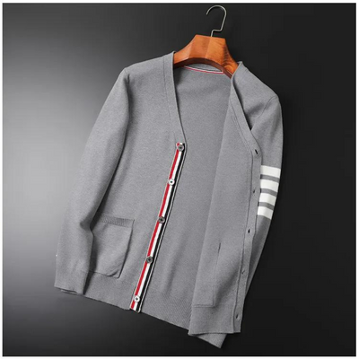 KENNETH - Trendiger gestreifter Cardigan für Männer