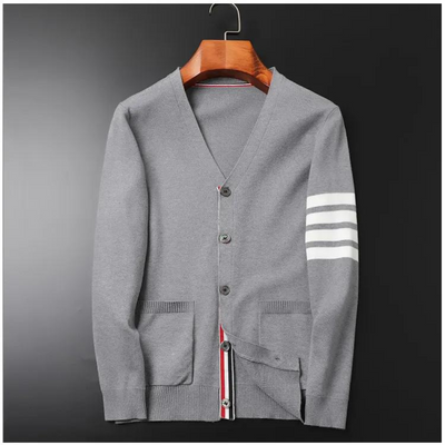 KENNETH - Trendiger gestreifter Cardigan für Männer