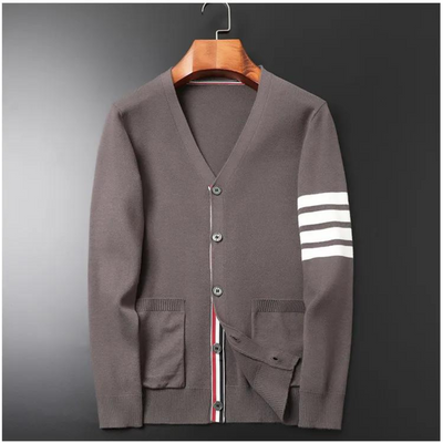 KENNETH - Trendiger gestreifter Cardigan für Männer