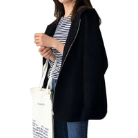 Moderne Kapuzenjacke - Klara in Schwarz