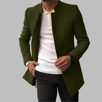 Clay | Slim Fit Trenchcoat in Militärgrün