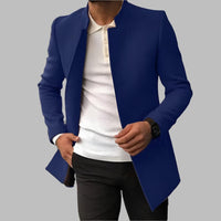 Adrian | Slim Fit Trench Coat in Königsblau