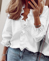Malina - Elegante Bluse für Damen in Weiß
