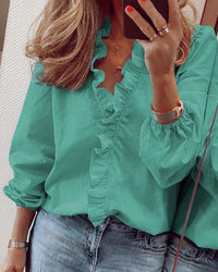 Malina - Elegante Bluse für Damen in Grün