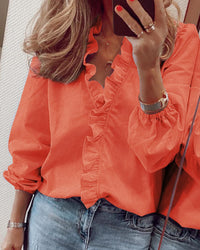 Malina - Elegante Bluse für Damen in Orange