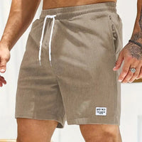 Joshua | Herren Legere strukturierte Shorts in Khaki