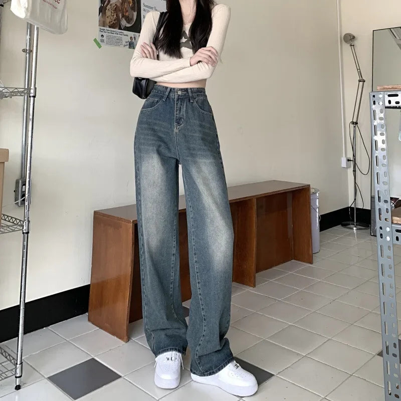 Claudia | klassischen und Vintage Stil Baggy Jeans