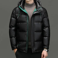 Alexander | Klassische Winter Daunenjacke in Schwarz