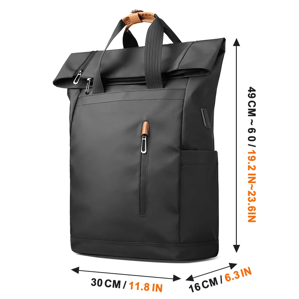 Knighto | Erweiterbarer Unisex Laptop Rucksack für Reisen