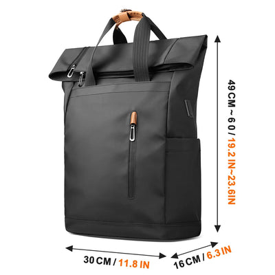 Knighto | Erweiterbarer Unisex Laptop Rucksack für Reisen