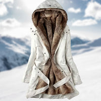 Hedda - Moderner und komfortabler Parka in Weiß