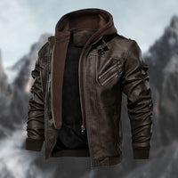 Declan - Herbstjacke für stilvolle Männer in Dunkelbraun