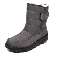 Wasserdichte und rutschfeste Schneestiefel für Frauen - Lesia in Grau
