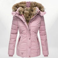 Premium-Wintermantel für Frauen - Linde in Rosa